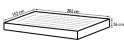 Bestway tritech queensize 203x152x36cm