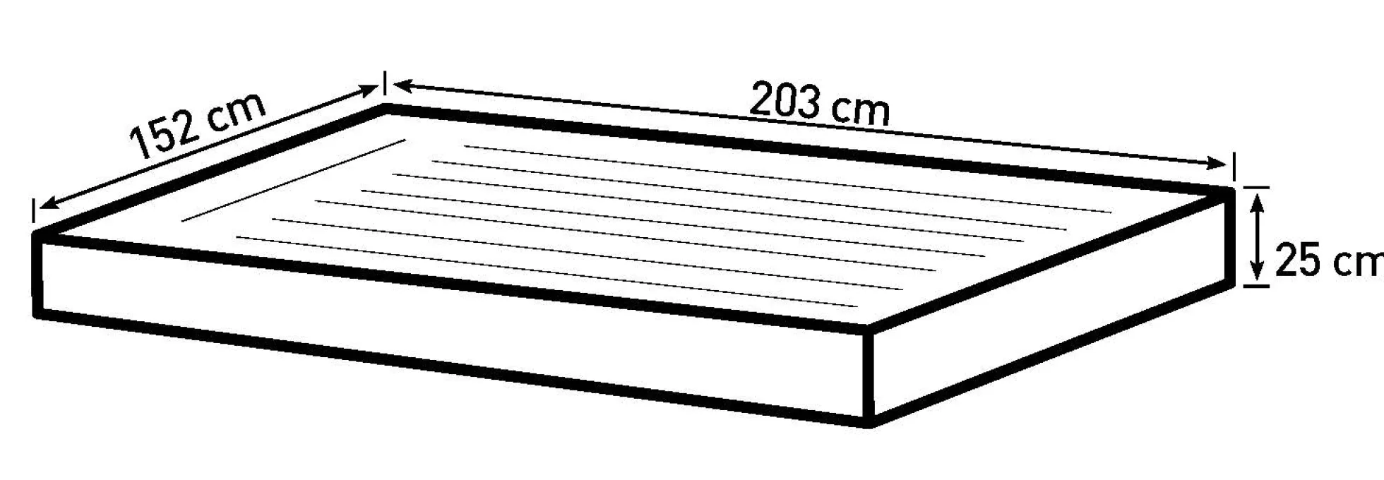 Bestway tritech queensize 203x152x25cm