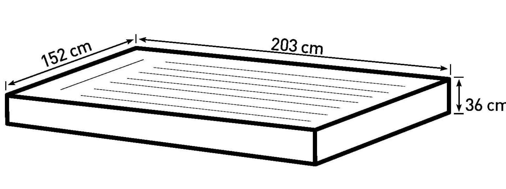 Bestway Tritech queensize 203x152x36cm