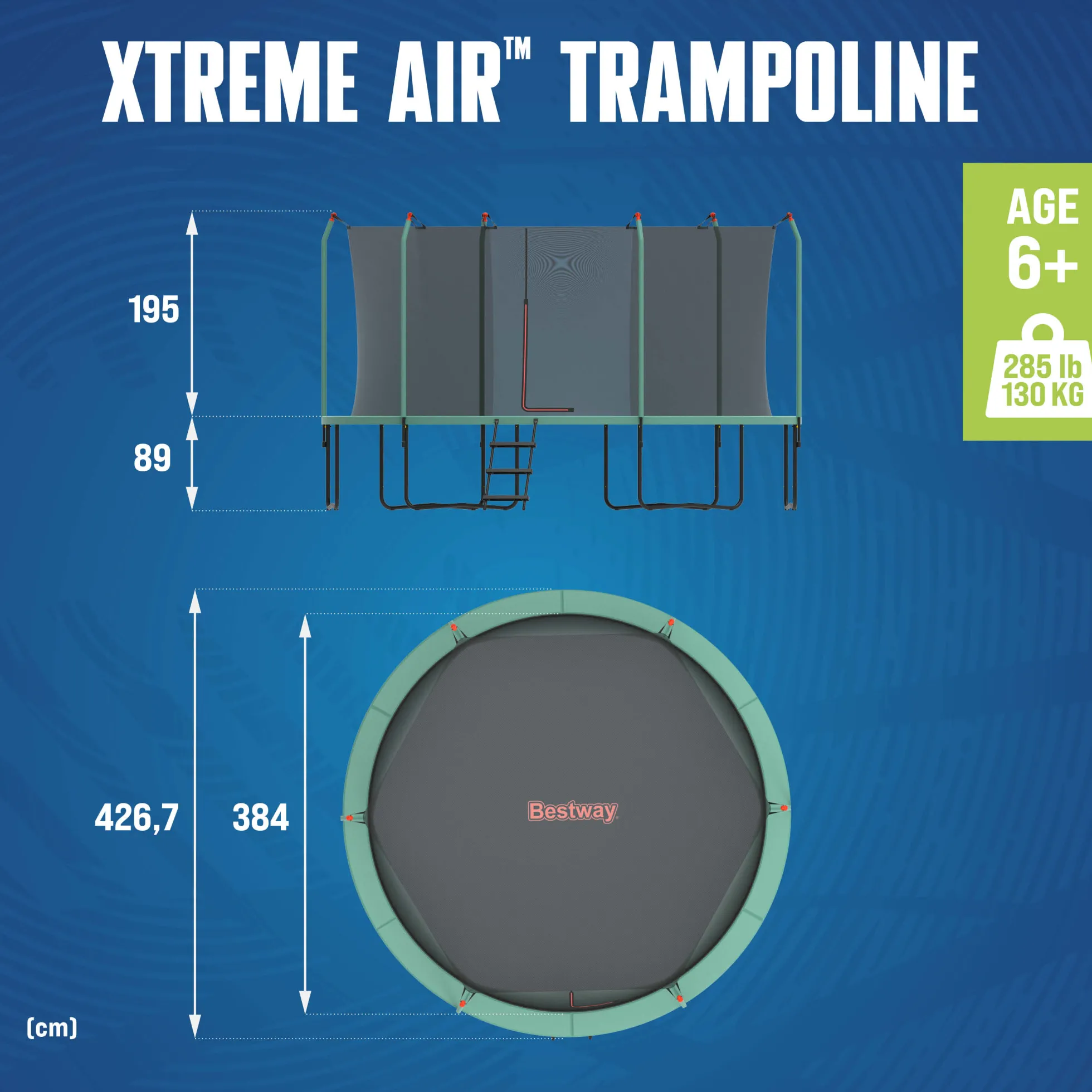 Bestway Xtreme Air trampolin Ø427cm