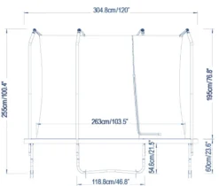 Bestway Xtreme Air trampolin Ø305cm