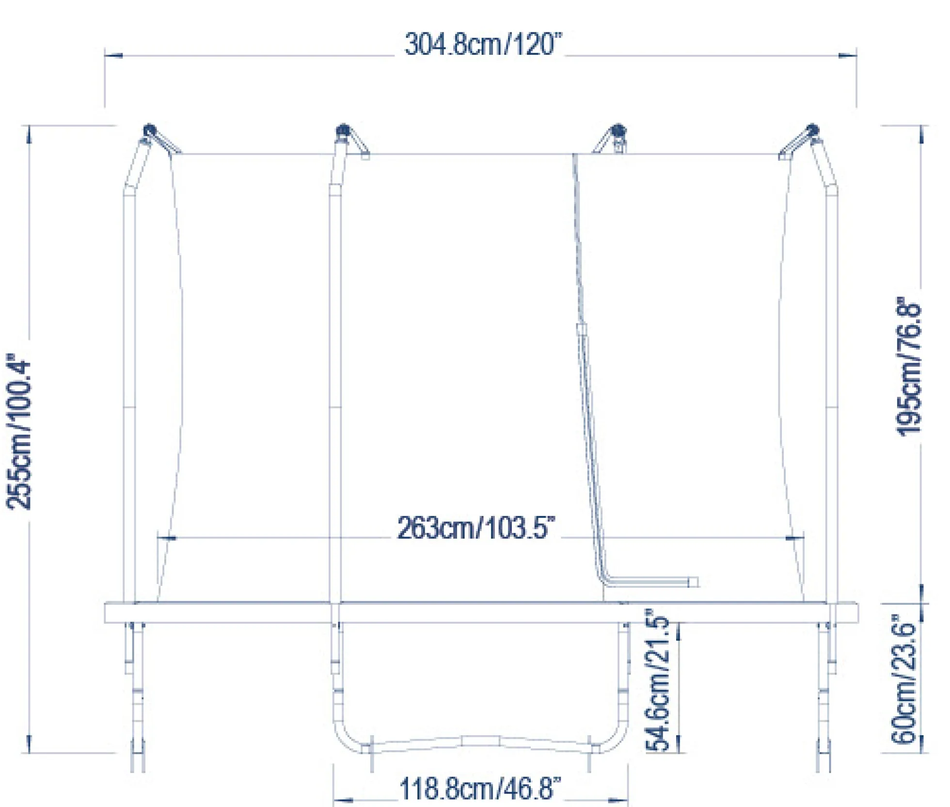 Bestway Xtreme Air trampolin Ø305cm