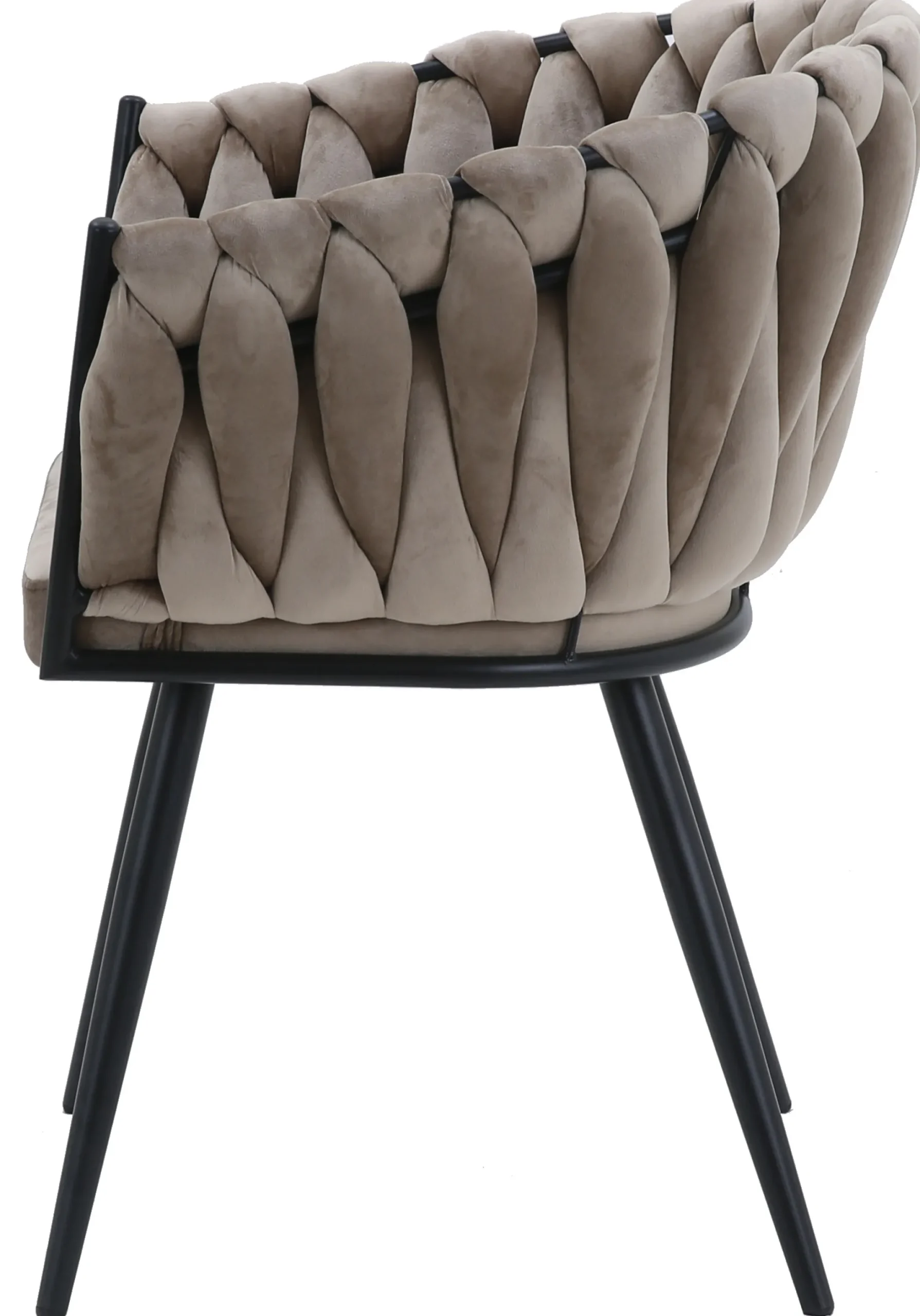Carrie velour cappuccino