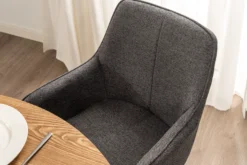 Dagmar med drejefunktion stof grå