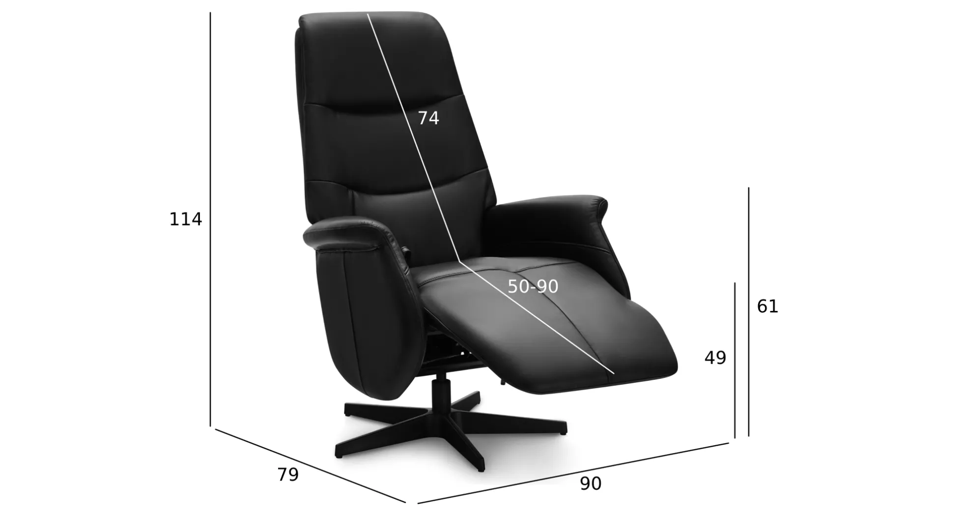 Delta læder sort