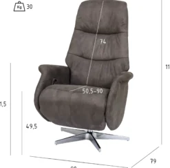 Delta stof grå