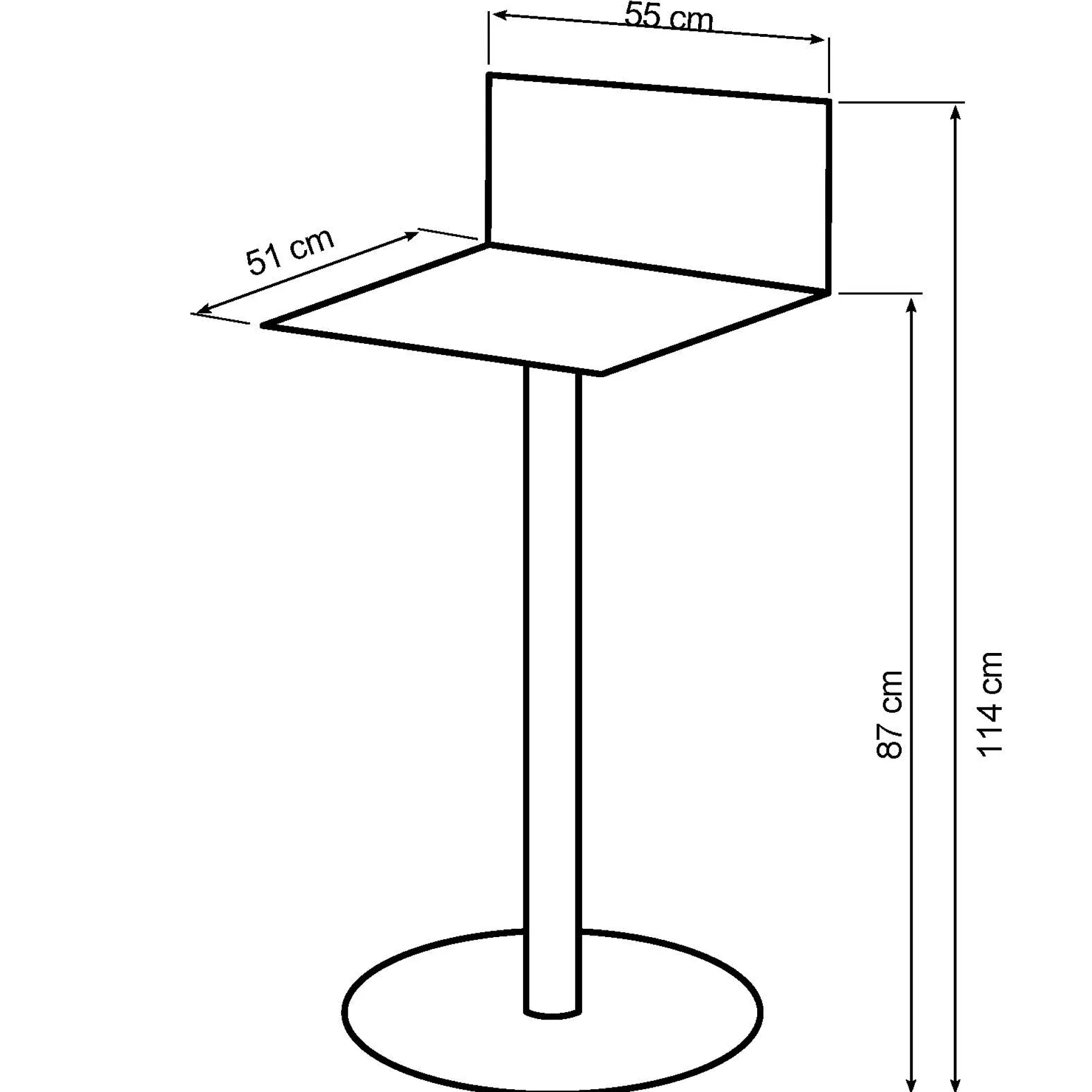 Dicte kunstlæder sort/sort