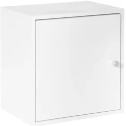 Drammen væghængt hvid 35,4x35,4x25cm