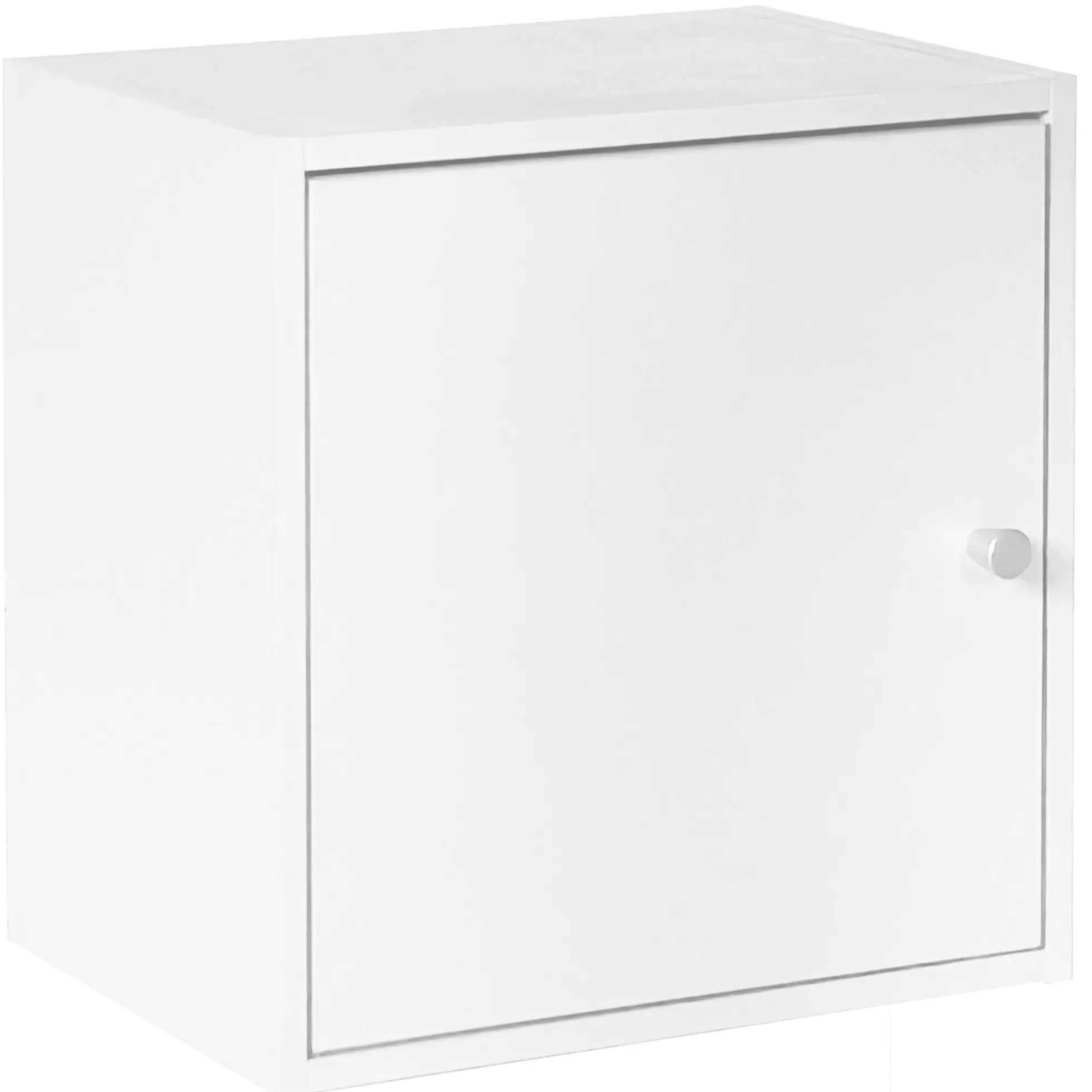 Drammen væghængt hvid 35,4x35,4x25cm
