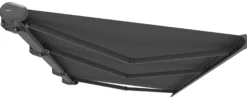 Elektrisk markise lukket 600x300cm antracitgrå/antracitgrå