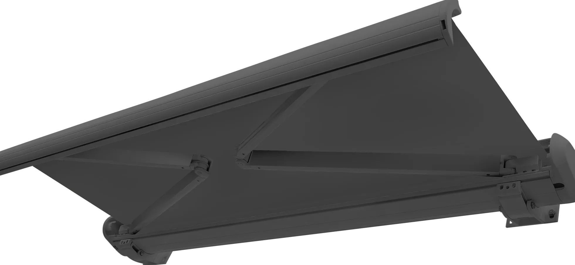 Elektrisk markise lukket 250x200cm antracitgrå/antracitgrå