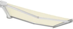 Elektrisk markise lukket 250x200cm creme/hvid