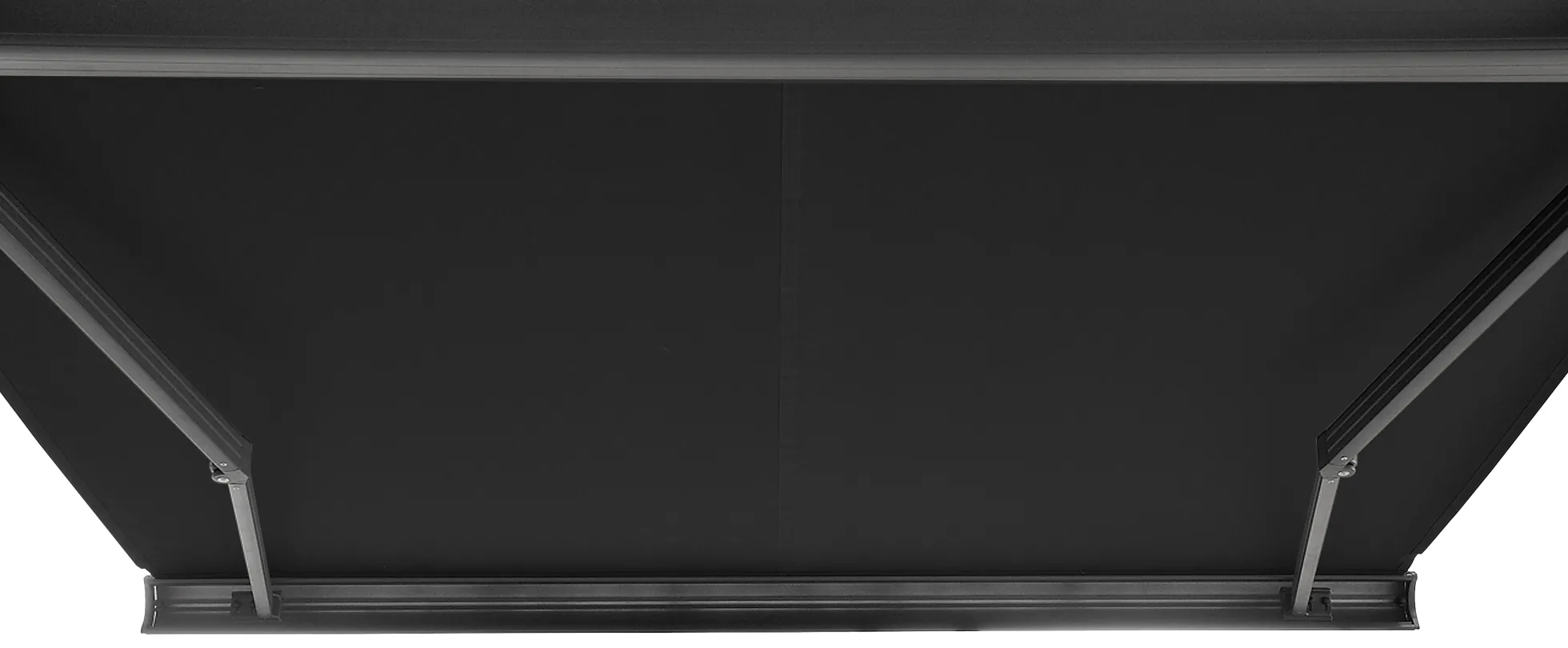 Elektrisk markise lukket 250x200cm sort/antracitgrå
