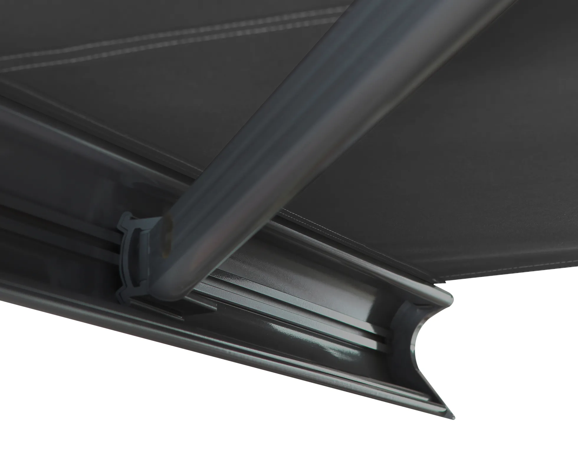 Elektrisk markise lukket 700x300cm antracitgrå/antracitgrå