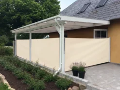 Essence læsejl lukket 500x140cm creme/hvid