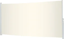 Essence læsejl lukket 400x140cm mesh creme/hvid