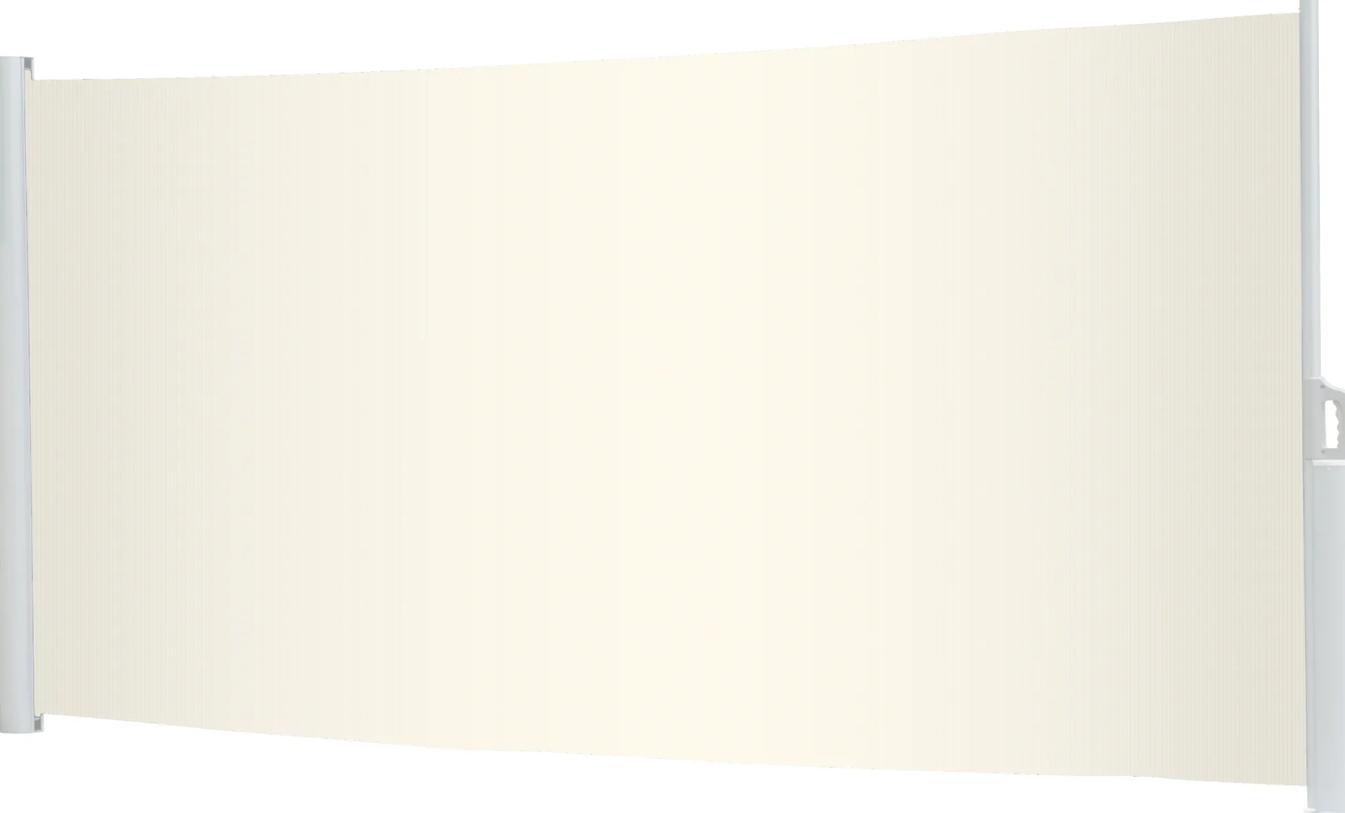 Essence læsejl lukket 400x140cm mesh creme/hvid