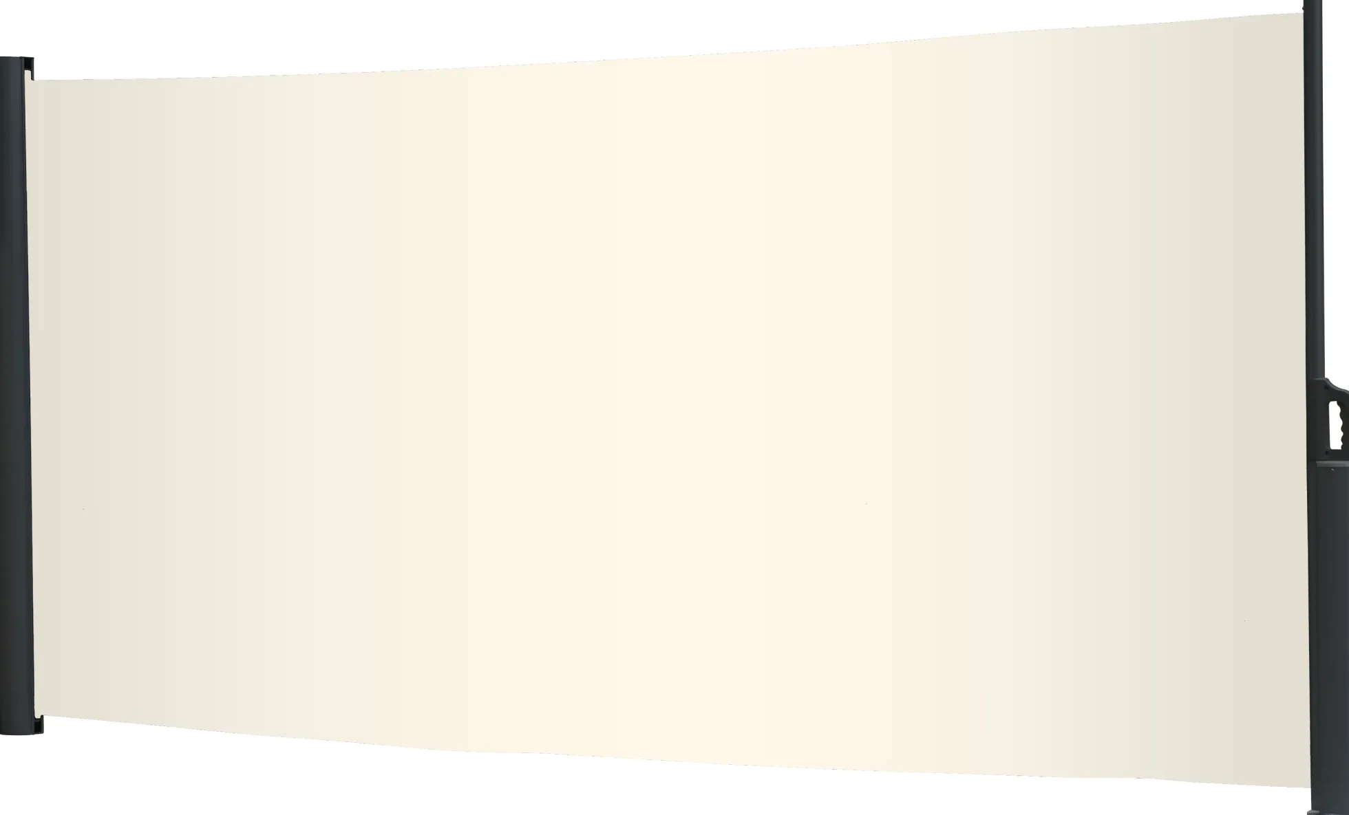 Essence læsejl lukket 400x160cm creme/sort