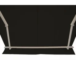 Essence åben elektrisk markise 350x300cm sort/hvid