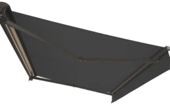 Essence åben elektrisk markise 250x200cm antracitgrå/antracitgrå
