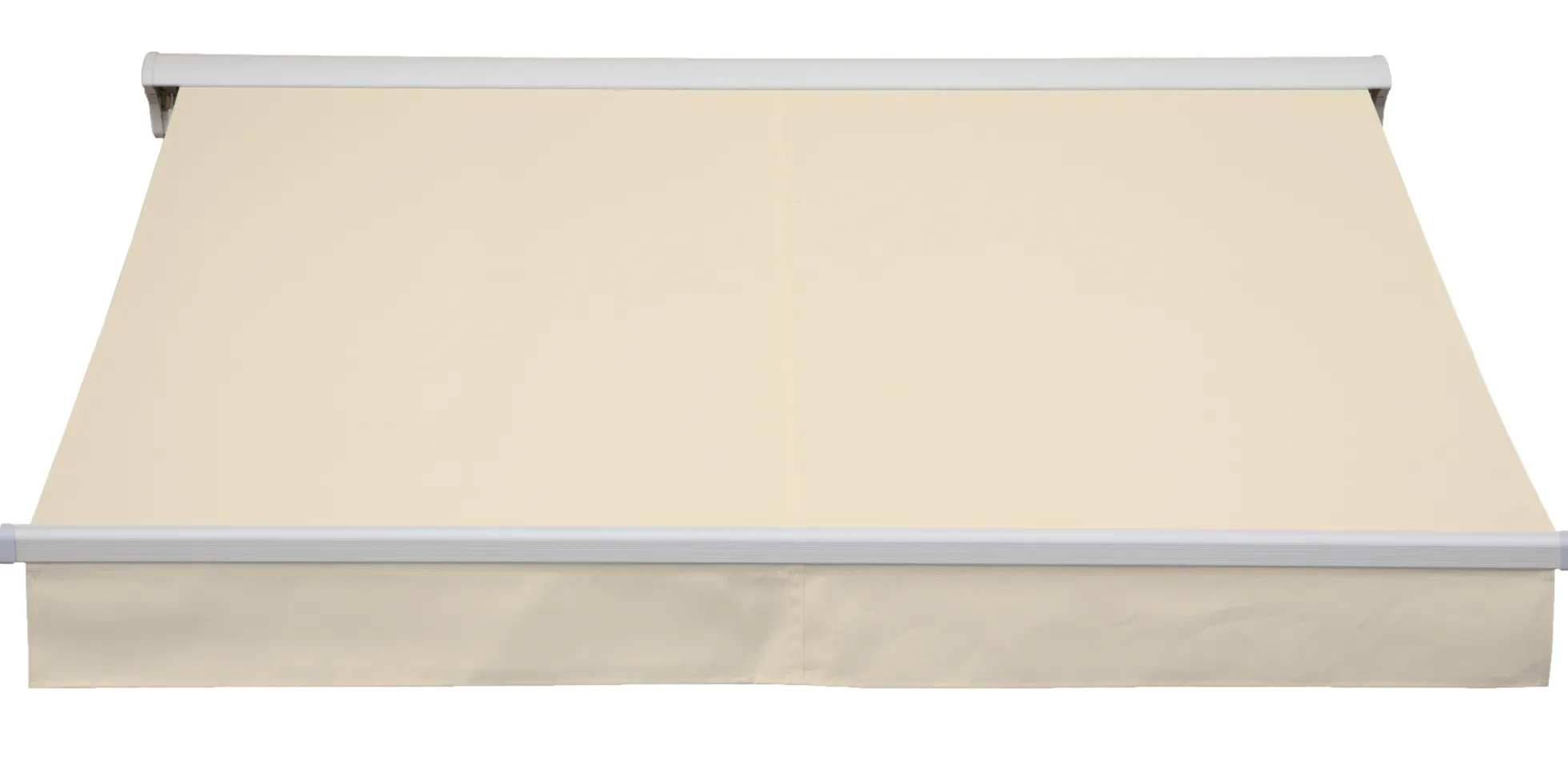 Essence åben elektrisk markise 250x200cm creme/hvid