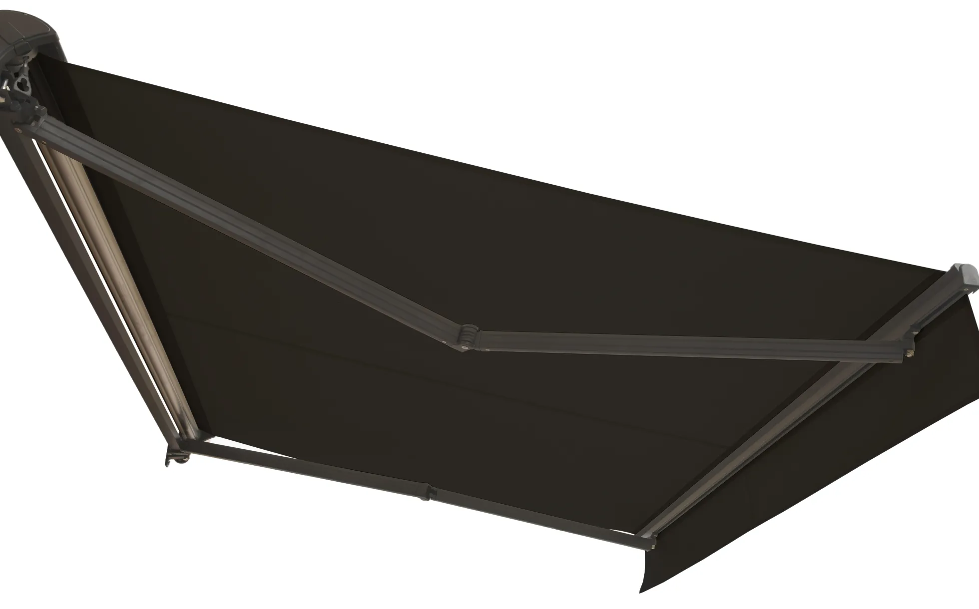Essence åben elektrisk markise 250x200cm sort/antracitgrå
