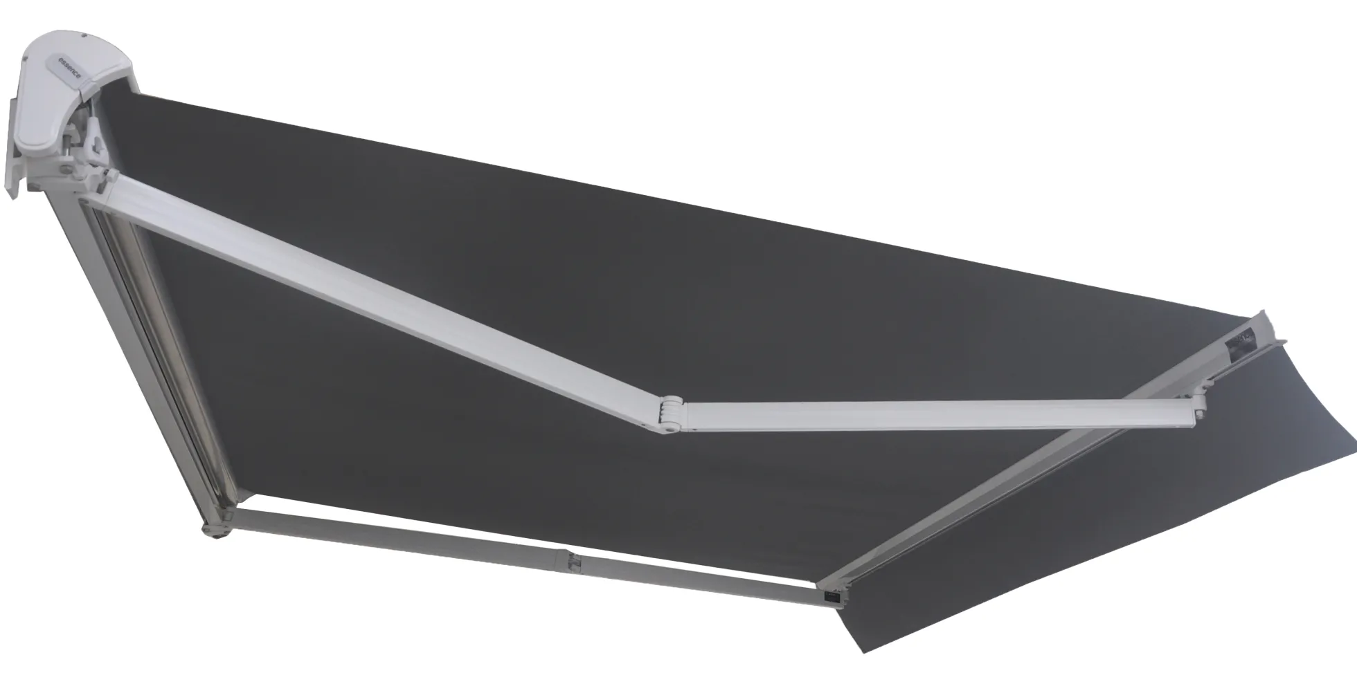 Essence åben elektrisk markise 300x250cm antracitgrå/hvid