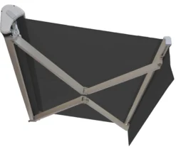 Essence åben elektrisk markise 350x300cm antracitgrå/hvid