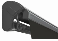 Essence åben elektrisk markise 350x300cm sort/antracitgrå