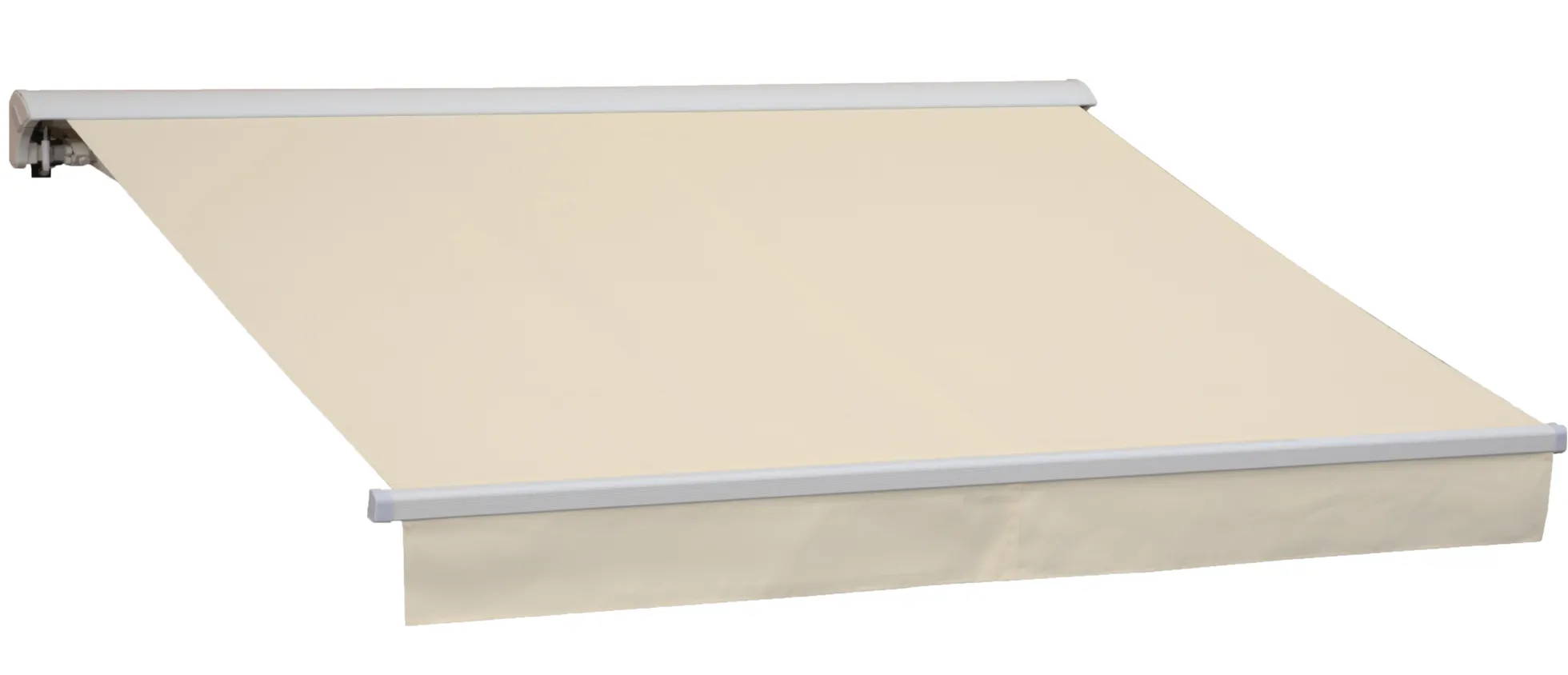 Essence åben elektrisk markise 400x300cm creme/hvid