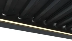 Essence elektrisk LED pergola med lameltag 600x300cm antracit