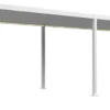 Essence elektrisk LED pergola med lameltag 600x300cm hvid
