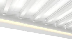 Essence elektrisk LED pergola med lameltag 600x300cm hvid