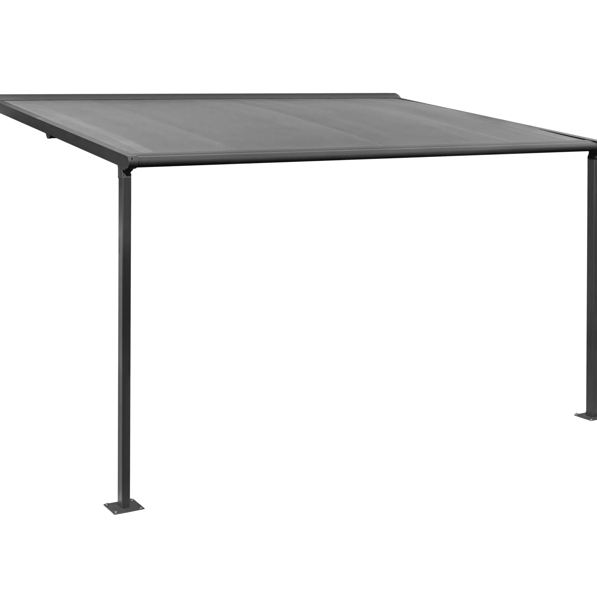 Essence elektrisk pergola markise 400x300cm antracit/antracit