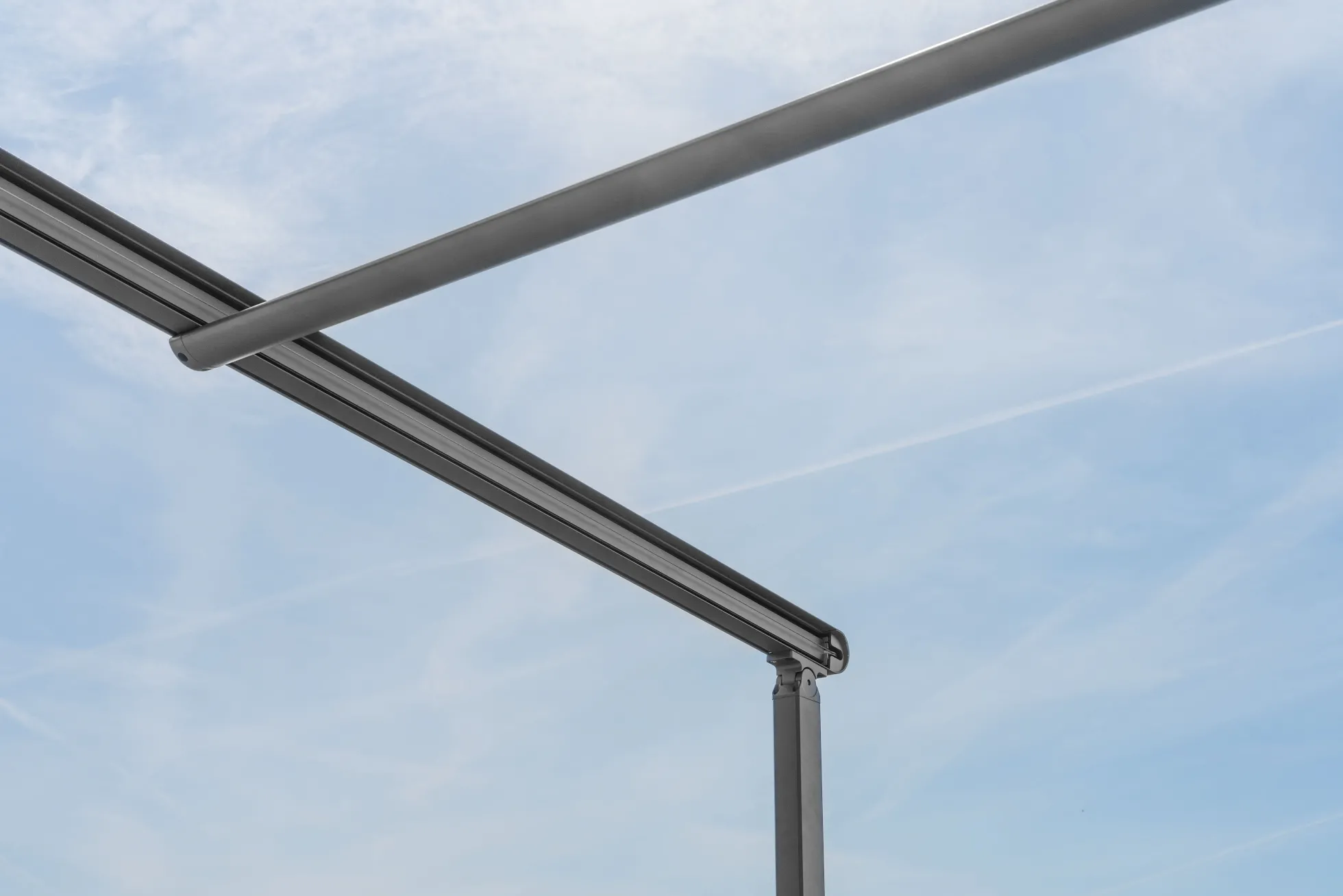 Essence elektrisk pergola markise 400x300cm antracit/antracit