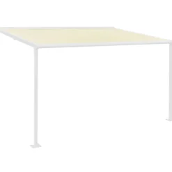 Essence elektrisk pergola markise 400x300cm hvid/creme