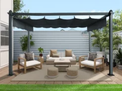 Essence manuel pergola med dug 12m2