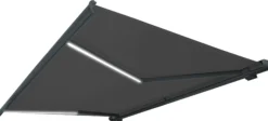 Essence Premium LED lukket 350x250cm antracitgrå/antracitgrå