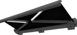 Essence Premium LED lukket 450x300cm sort/antracitgrå