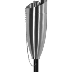 Fakkel i rustfrit stål/sort 158cm