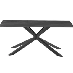 Felina 180x90x76cm mørkegrå/sort
