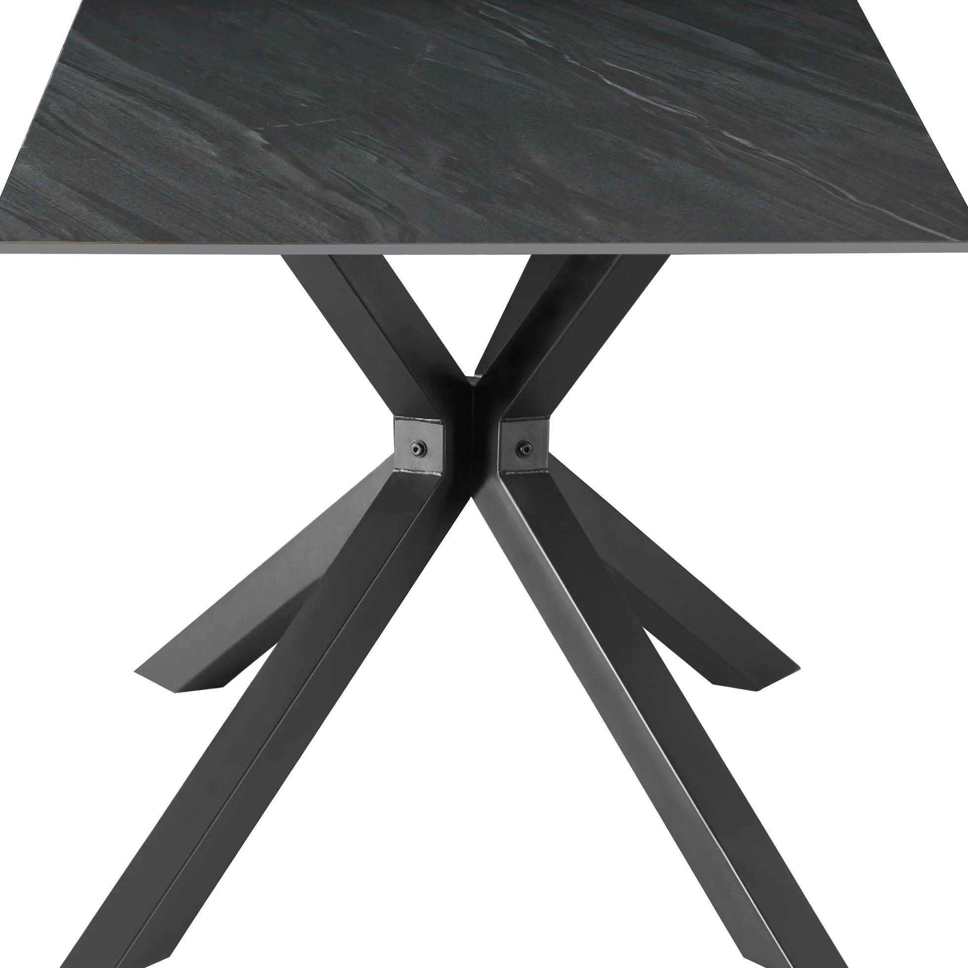 Felina 180x90x76cm mørkegrå/sort