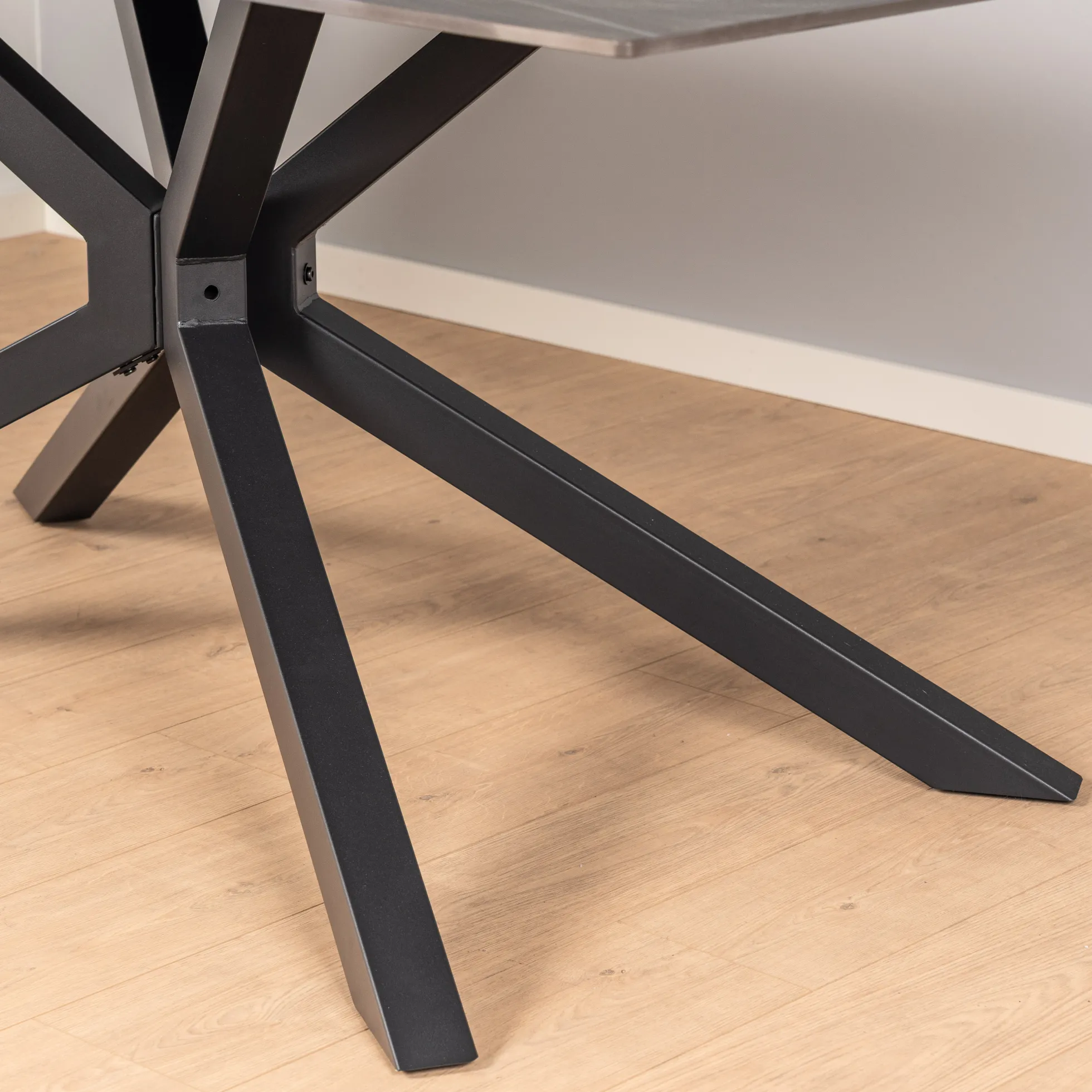 Felina 180x90x76cm mørkegrå/sort