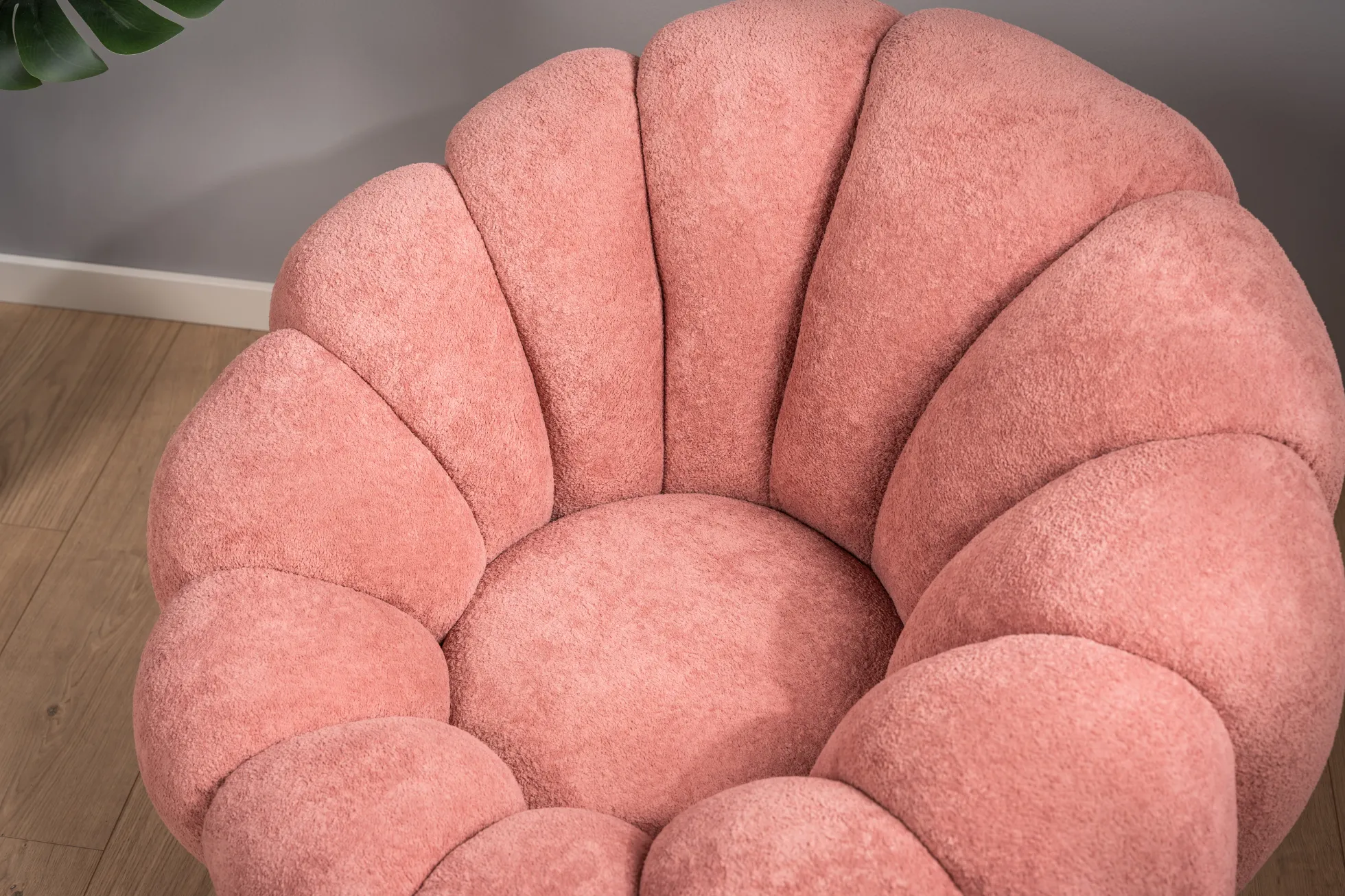 Fermo med drejefunktion plys rosa