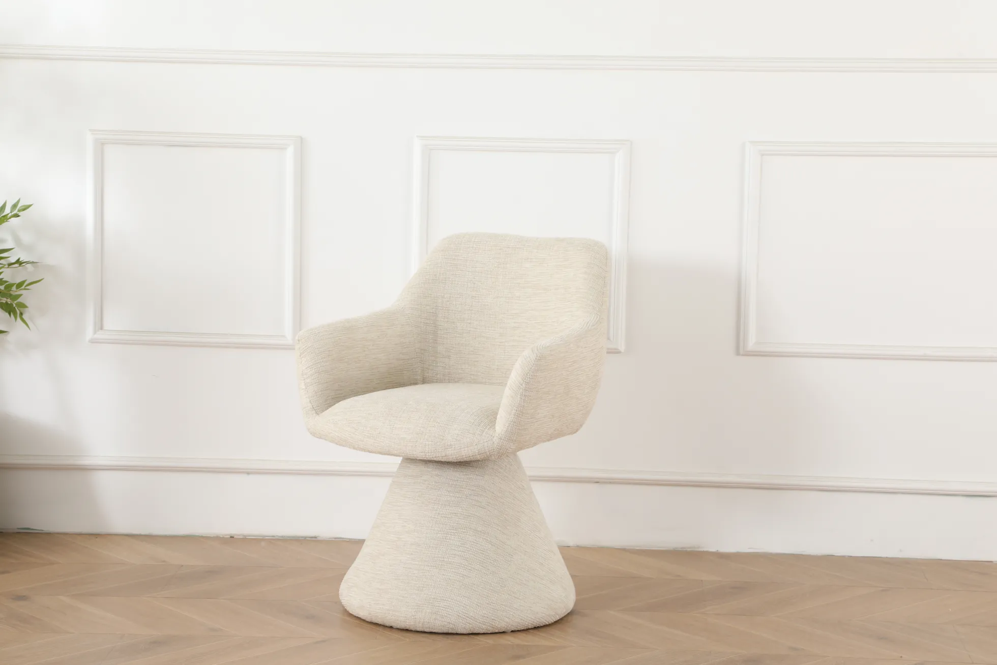 Fillipa med drejefunktion stof beige