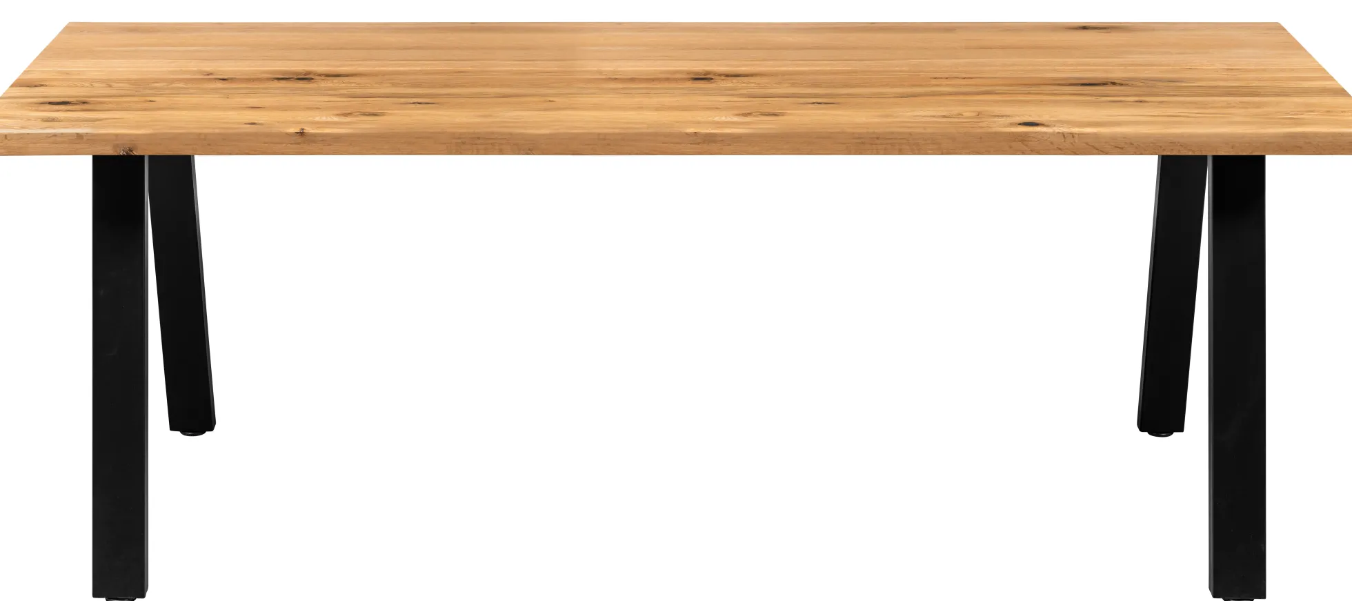Firenze eg natur/skråben sort 200x95cm
