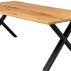 Firenze med krydsben 200x95x74cm eg natur/sort