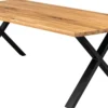 Firenze med krydsben 200x95x74cm eg natur/sort