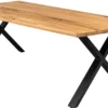 Firenze med krydsben 220x95x74cm eg natur/sort