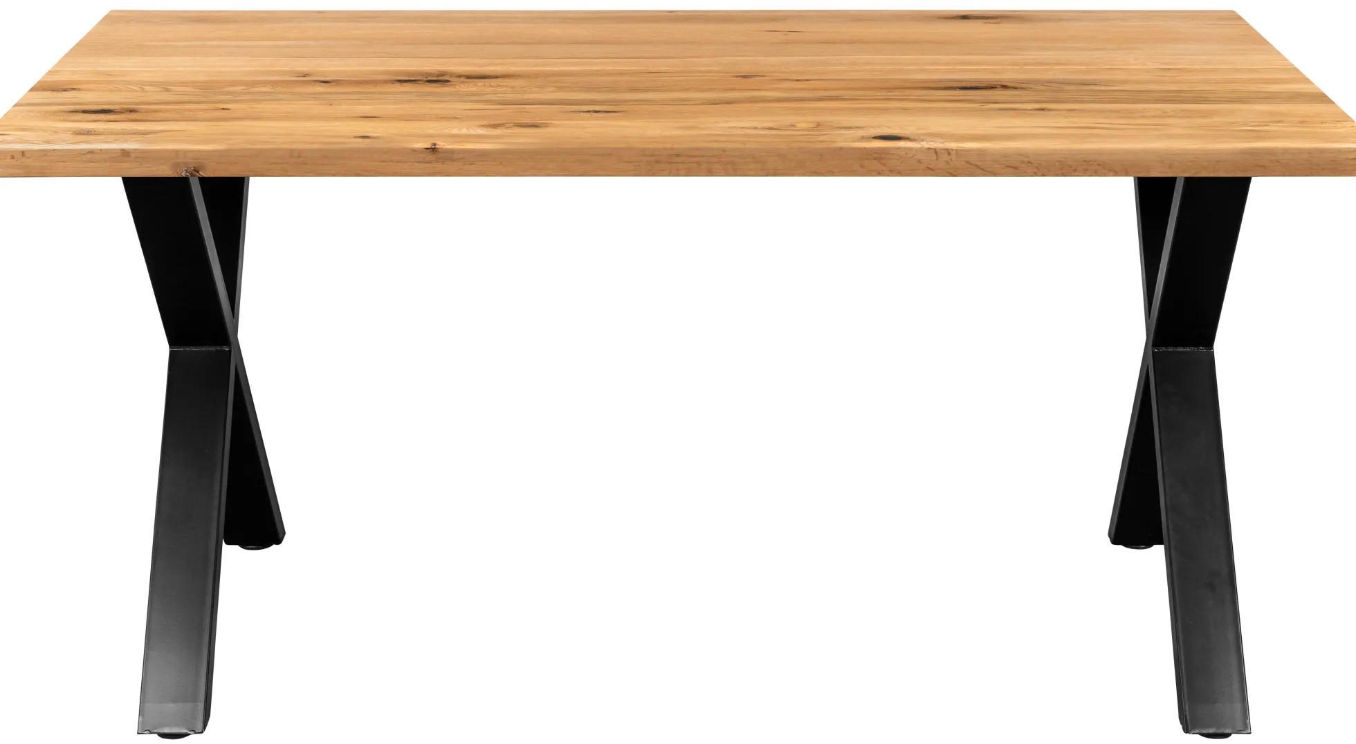 Firenze med krydsben 160x95x74cm eg natur/sort